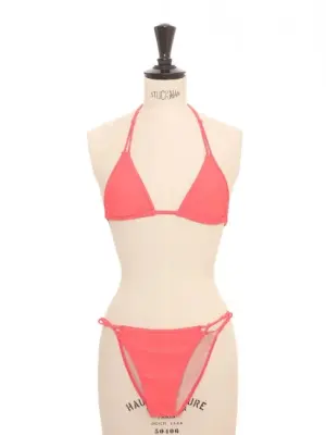 Maillot de bain deux pièces bikini rose bonbon  Px boutique 230€ Taille 36 — photo 1