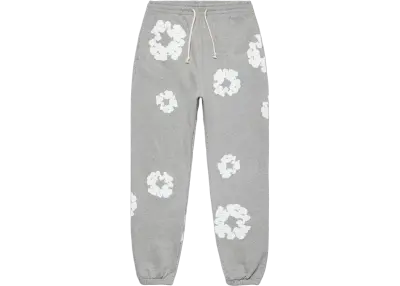 Denim Tears The Cotton Wreath Sweatpants Grey — photo 1