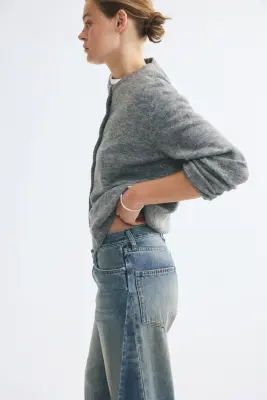 Gilet loose - Gris chiné — photo 2