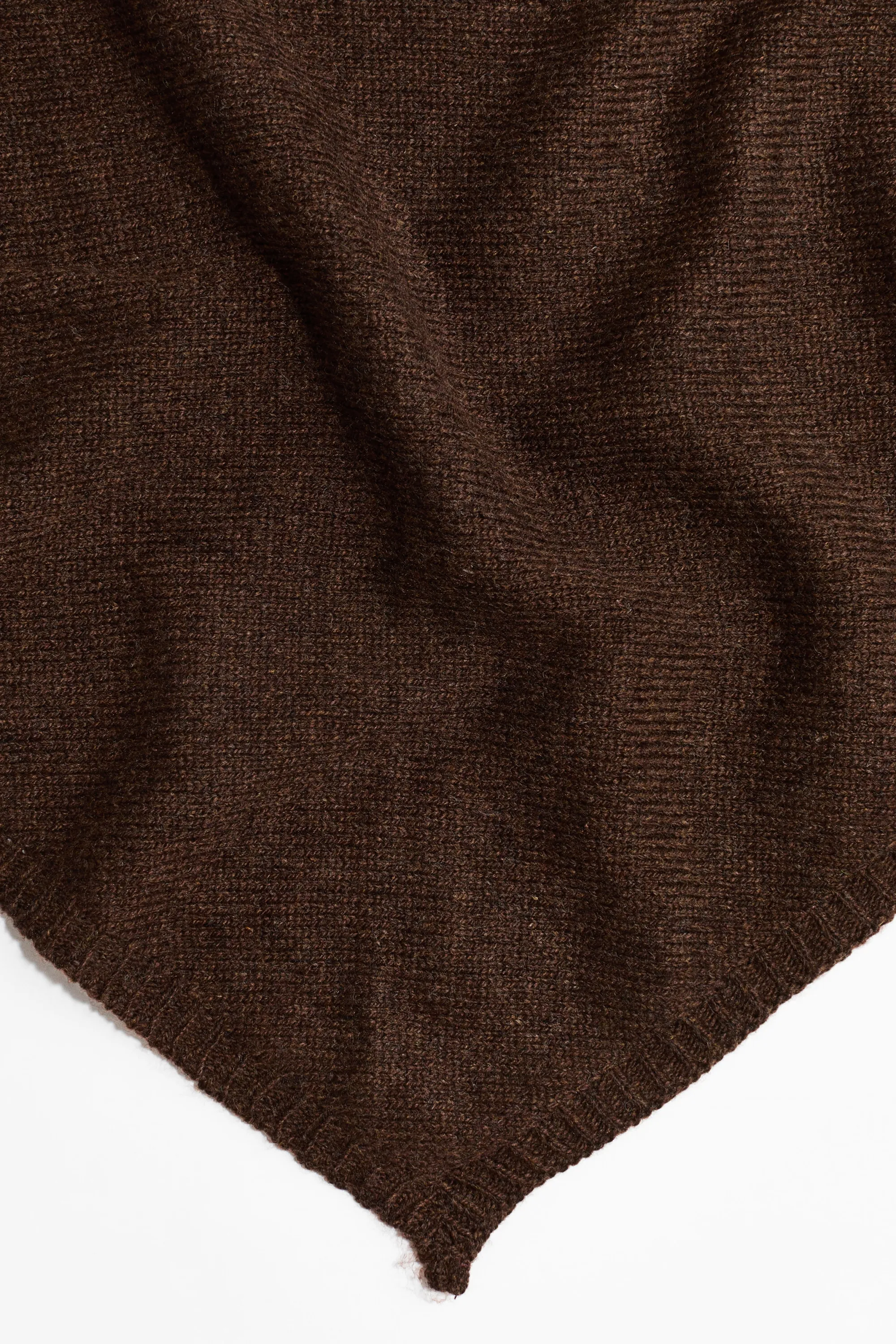 Foulard en maille fine - Marron foncé