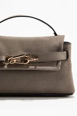Sac crossbody - Gris — photo 3