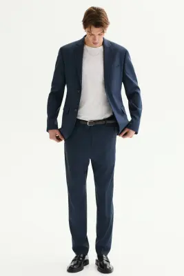 Veste Slim Fit - Bleu foncé — photo 2