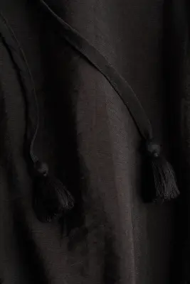 Robe avec jupe à étages - Gris foncé — photo 5