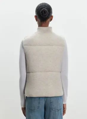 Gilet en laine mérinos et cachemire — photo 2