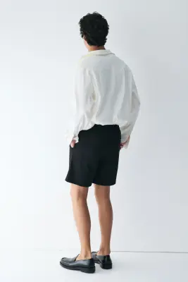 Short Four-way Stretch Regular Fit - Noir — photo 4