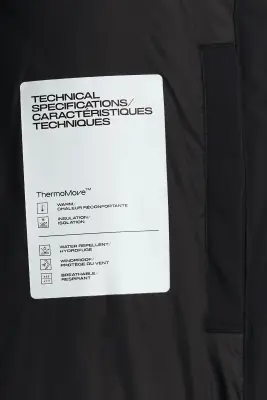 Parka matelassée Regular Fit ThermoMove™ - Noir — photo 2