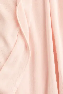 Top court avec détail façon cape - Rose pâle — photo 4