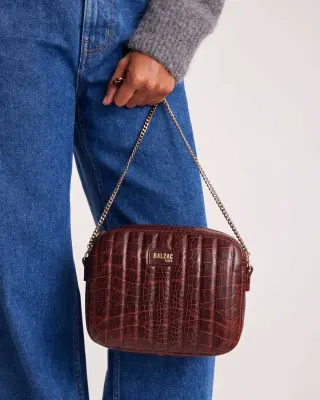 Sac César cognac embossé — photo 5
