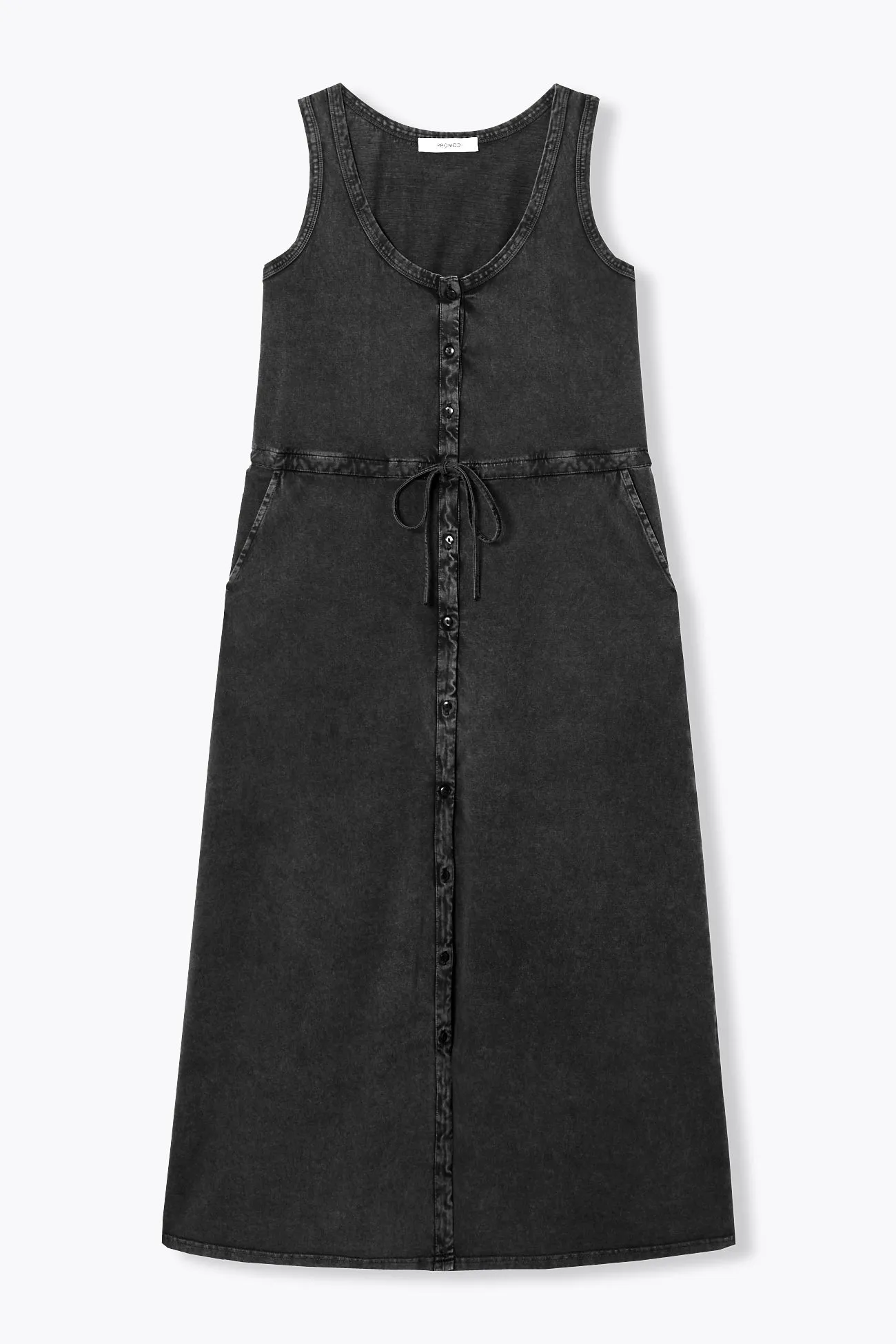 Robe-débardeur unie Femme