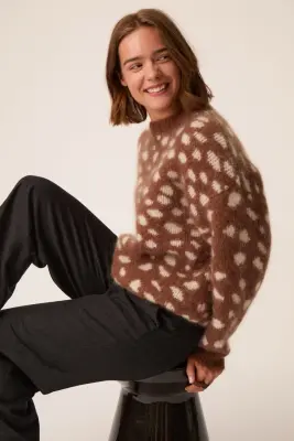Pull Adele Jacquard Faon — photo 5