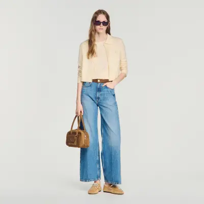 Cardigan à col chemise