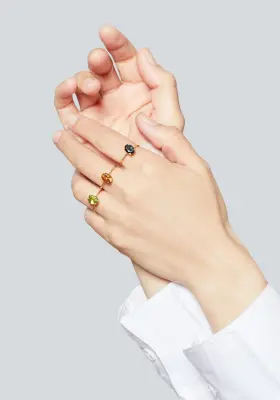 BAGUE IKENNA - Or blanc 18 carats — photo 2
