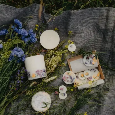 Bougie Pilier Fleurs Sauvages — photo 2