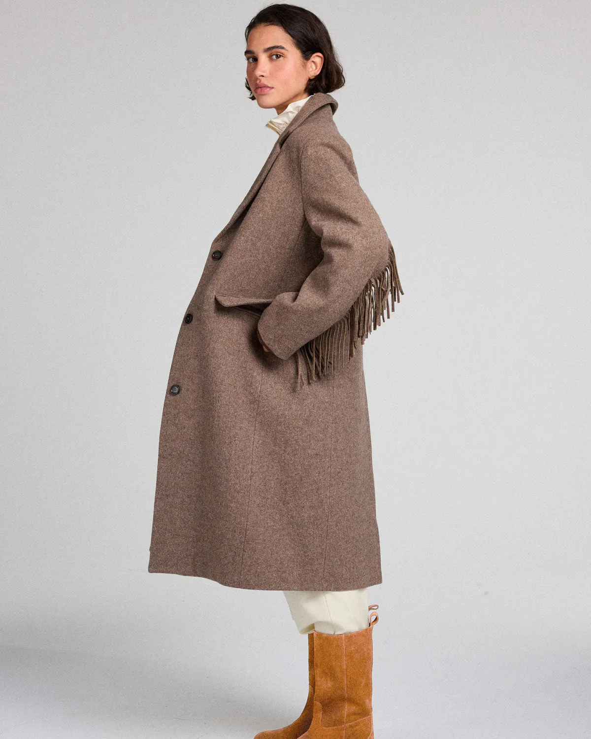 Manteau Marcella châtaigne