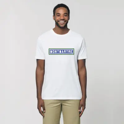 TEE SHIRT COTON BIO IMPRIMÉ - MONTMARTRE - BLANC — photo 4