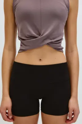 Débardeur de sport Slim Fit avec détail torsadé - Mauve ancien — photo 2