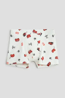 Lot de 5 boxers - Crème/Cars — photo 1