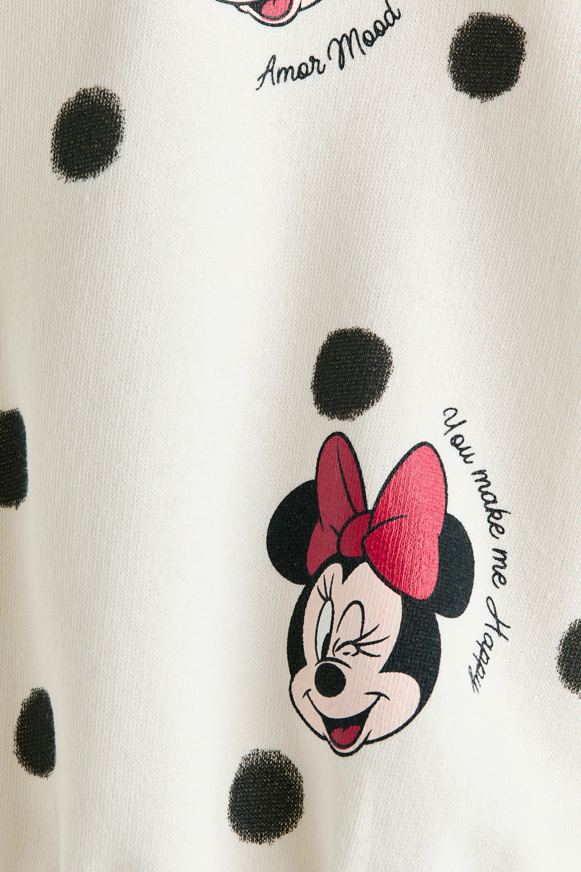 Printed sweatshirt - Blanc/Minnie