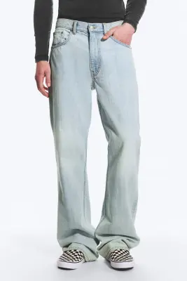 Jean bootcut décontracté taille mi-haute Mercury - Bleu fantôme - Bleu clair — photo 2