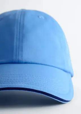 Casquette en sergé de coton - Bleu ciel — photo 1