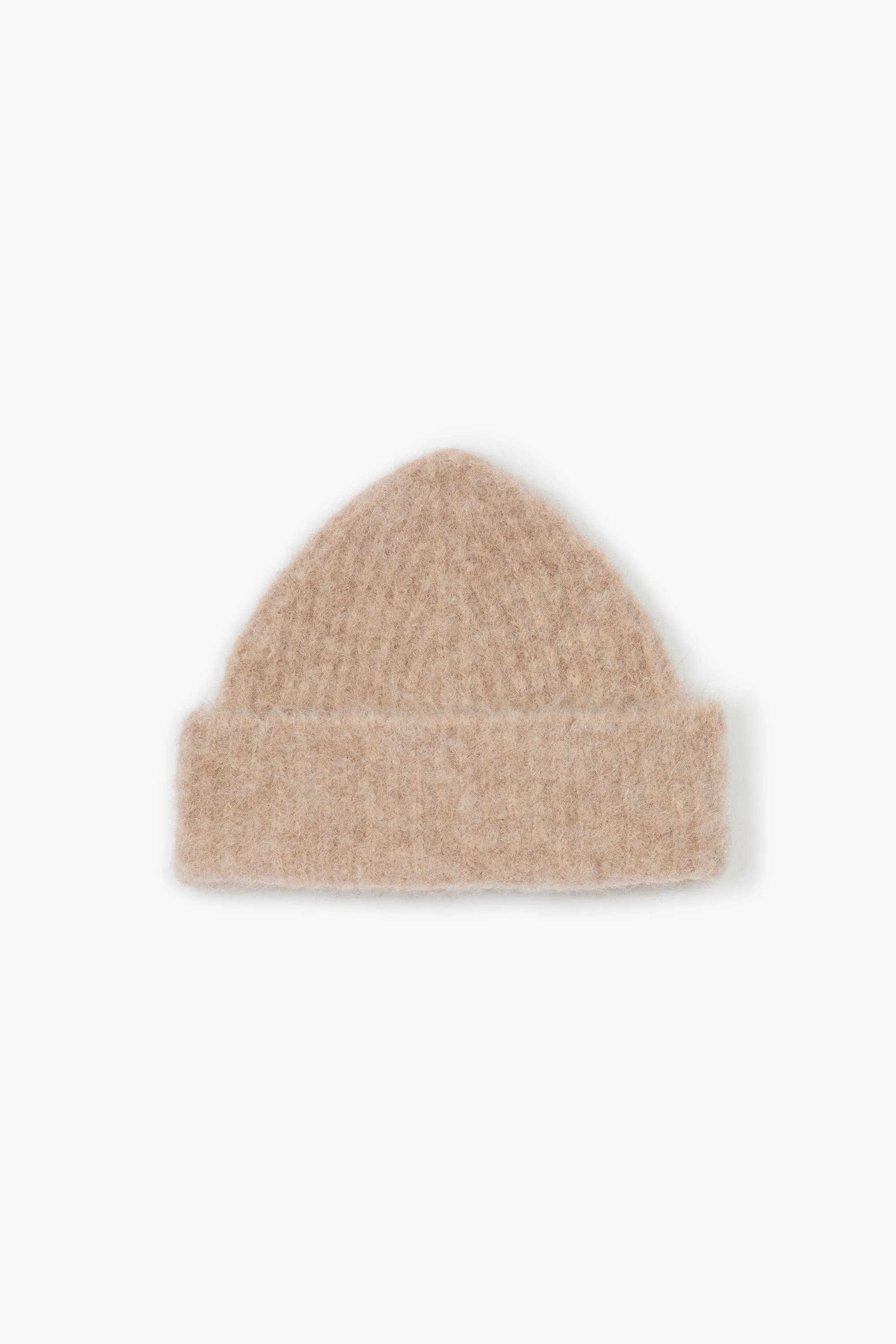 Alpaca Beanie - Beige Chiné