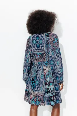 Robe courte imprimée Femme — photo 4