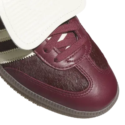 Adidas Mujer Samba LT Shadow Red Cream White Pony — photo 4