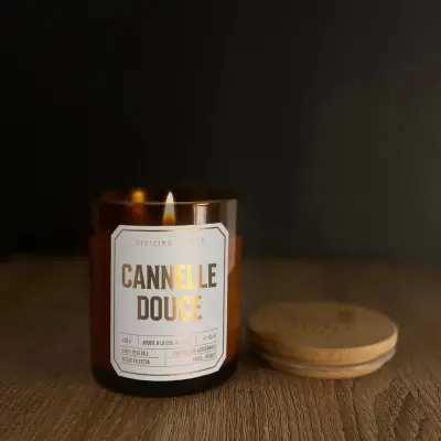 Bougie végétale parfumée Cannelle Douce — photo 3