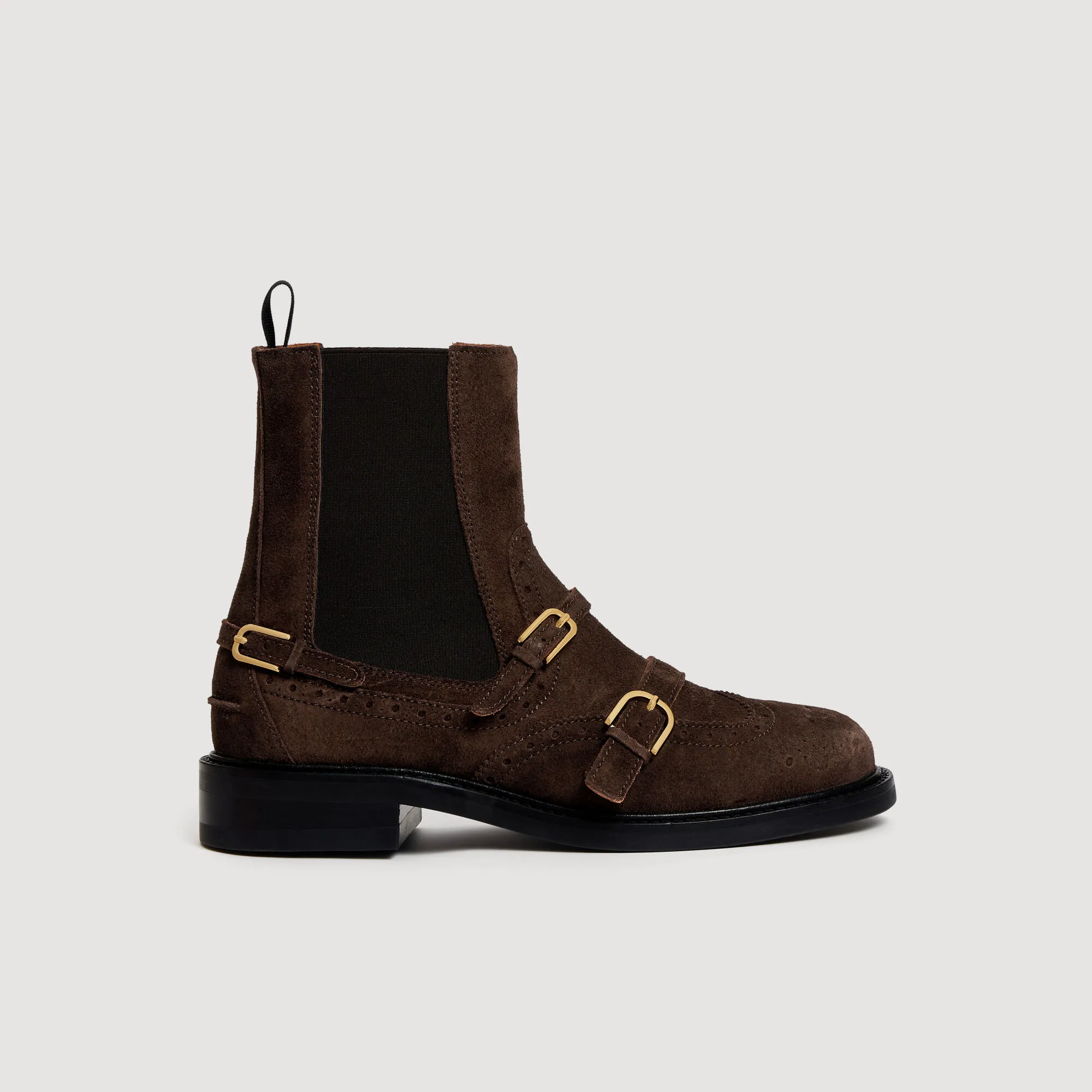 Bottines chelsea à boucles