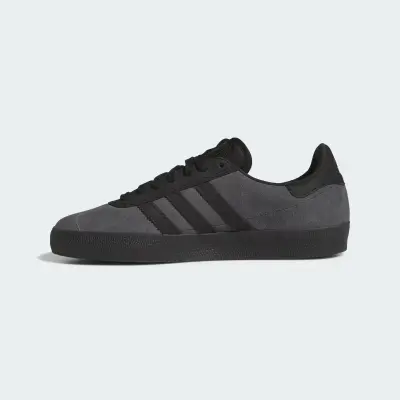 Chaussure adidas Gazelle adv- Grey Six/Core Black/Gold Metallic — photo 5