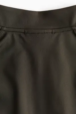 T-shirt de sport à col zippé Regular Fit - Olive foncé — photo 5