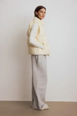 Veste de sport sans manches matelassée ThermoMove™ - Jaune clair — photo 3