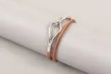 Bracelet jumbo double tour
