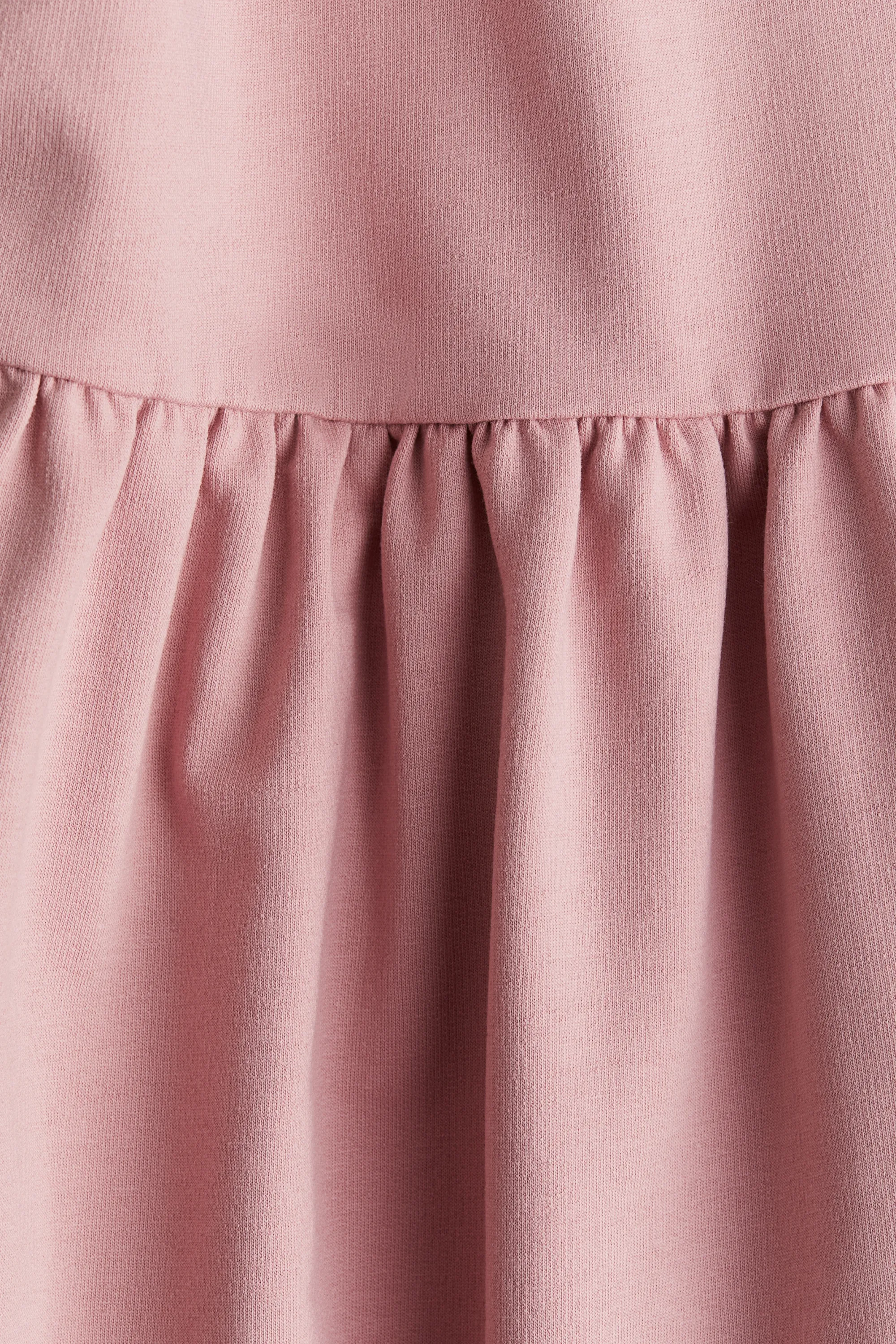 Robe oversize en molleton - Rose