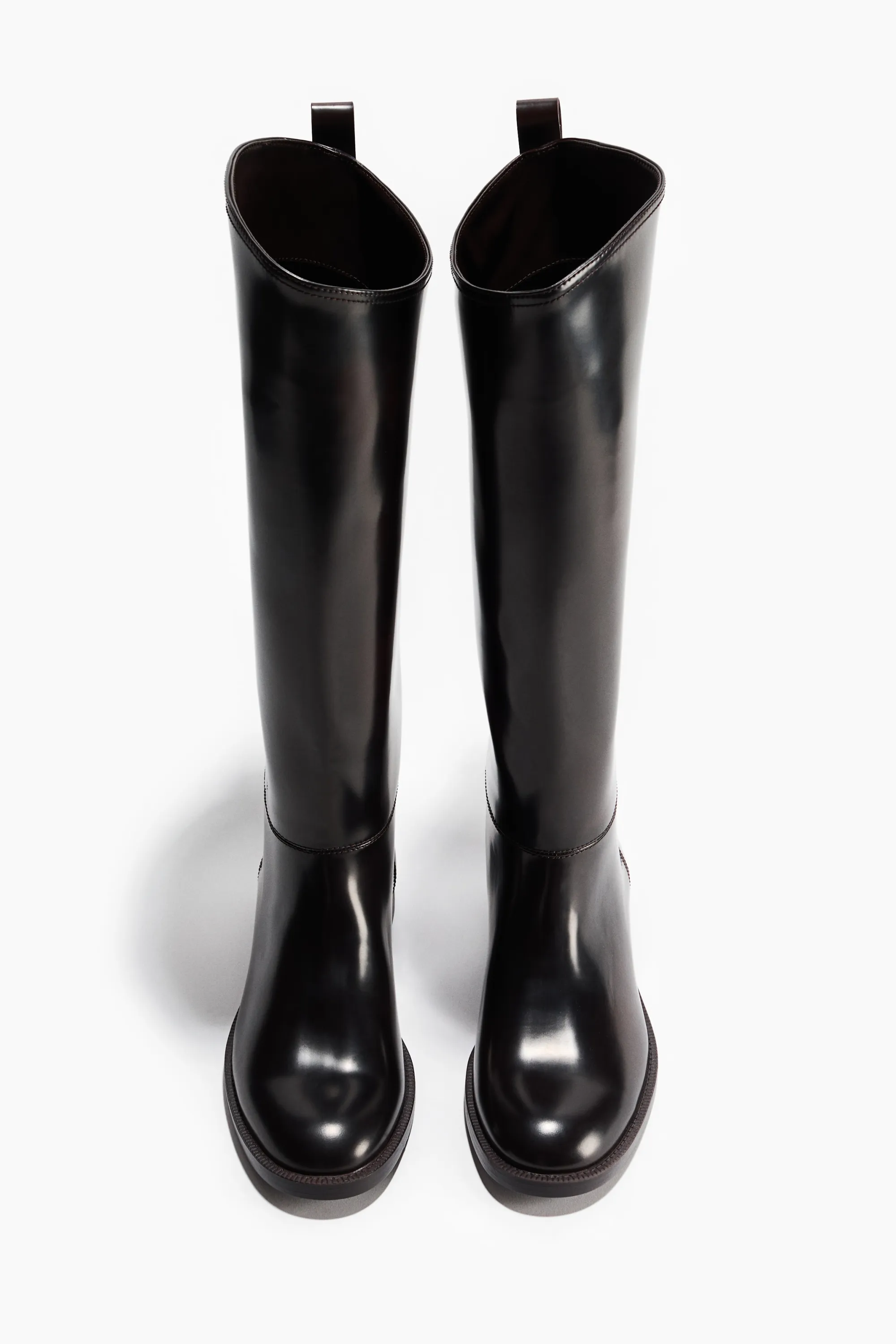Bottes de hauteur genou - Marron foncé