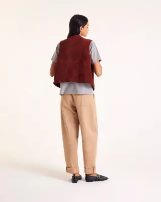 Gilet Masha croute brique — photo 4