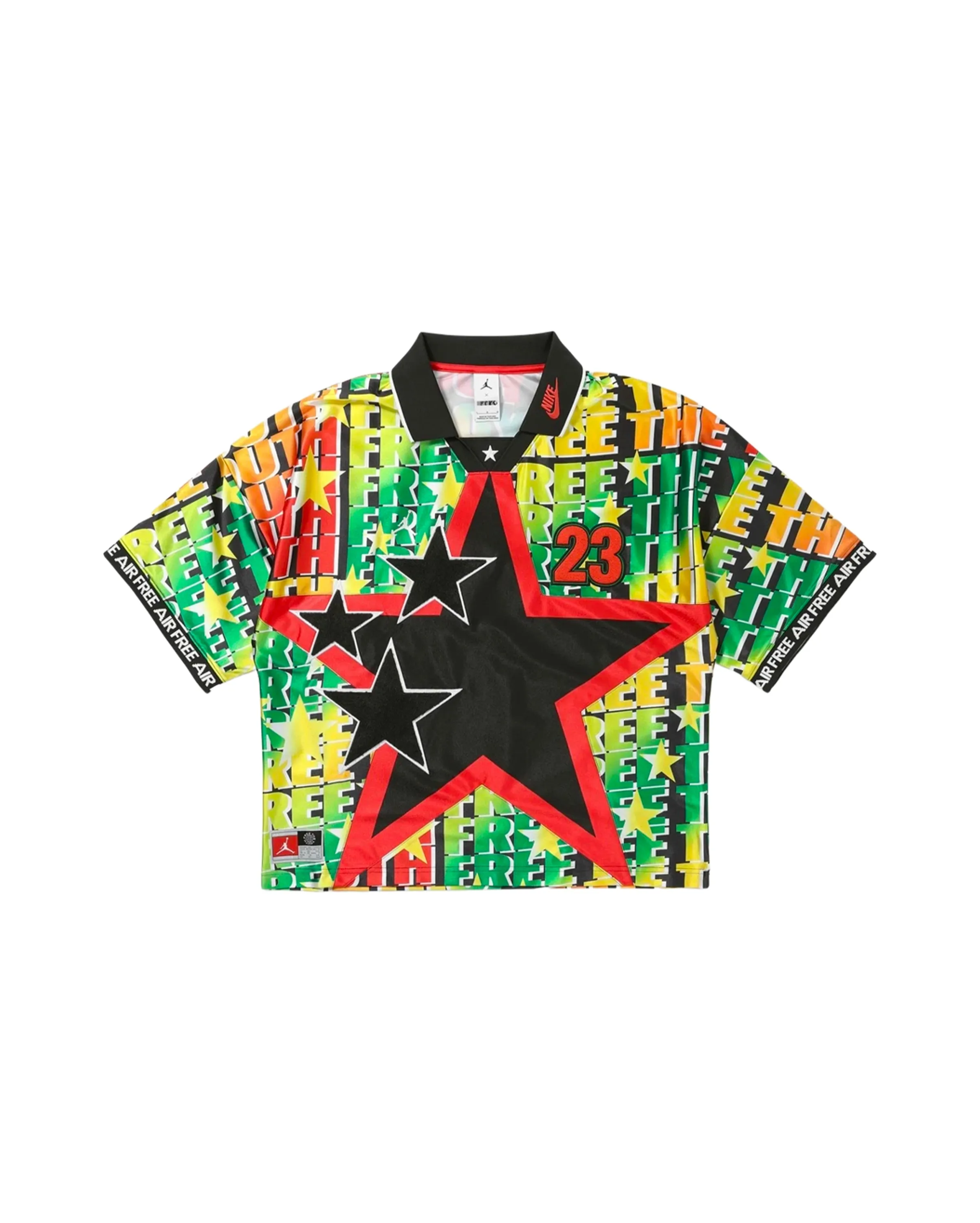 Jordan x FTY Flight Football Jersey White Black