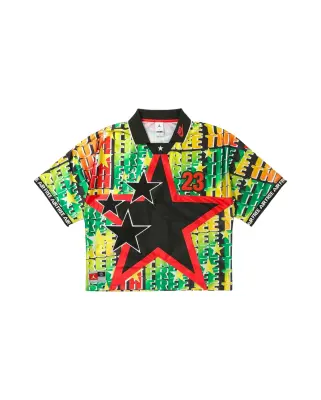 Jordan x FTY Flight Football Jersey White Black — photo 1