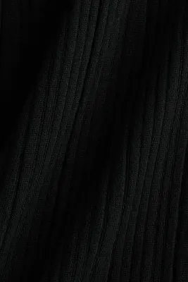 Robe en maille côtelée - Noir — photo 3