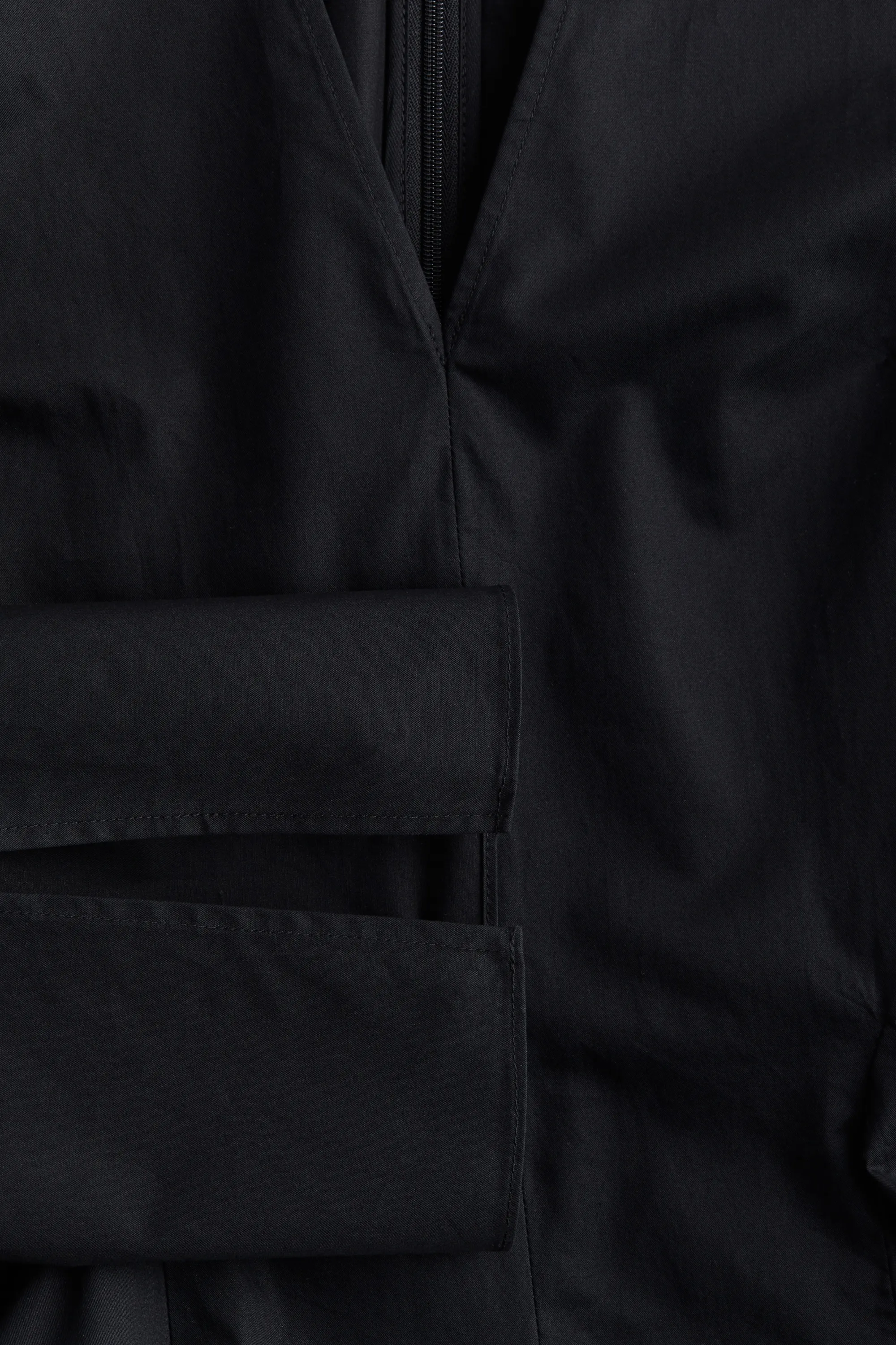 Robe avec jupe évasée - Noir