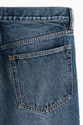 Relaxed Jeans - Bleu denim foncé — photo 5