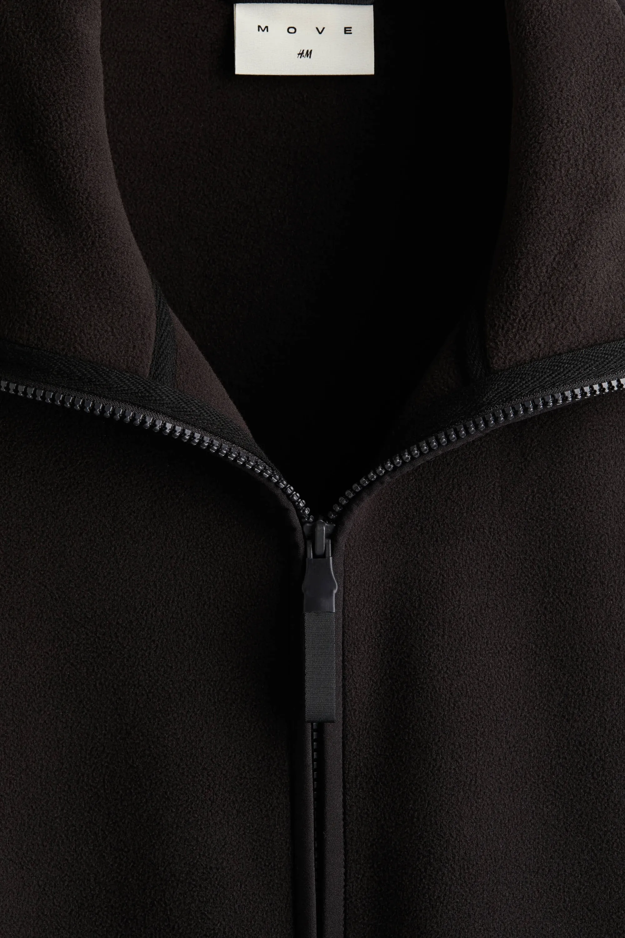 Top de sport en polaire - Noir