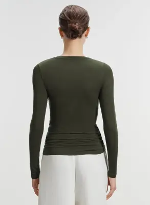 T-shirt en viscose et élasthanne — photo 2