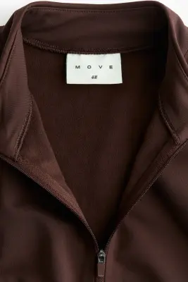 Veste de sport en polaire SoftMove™ - Marron chaud — photo 2