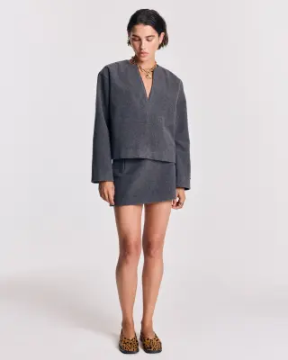 Vareuse Carmina gris cendré — photo 4