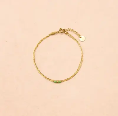 Bracelet double chaîne Elora — photo 3