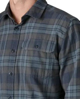 L/S Lightweight Fjord Flannel Shirt Paw Smodler Blue — photo 4