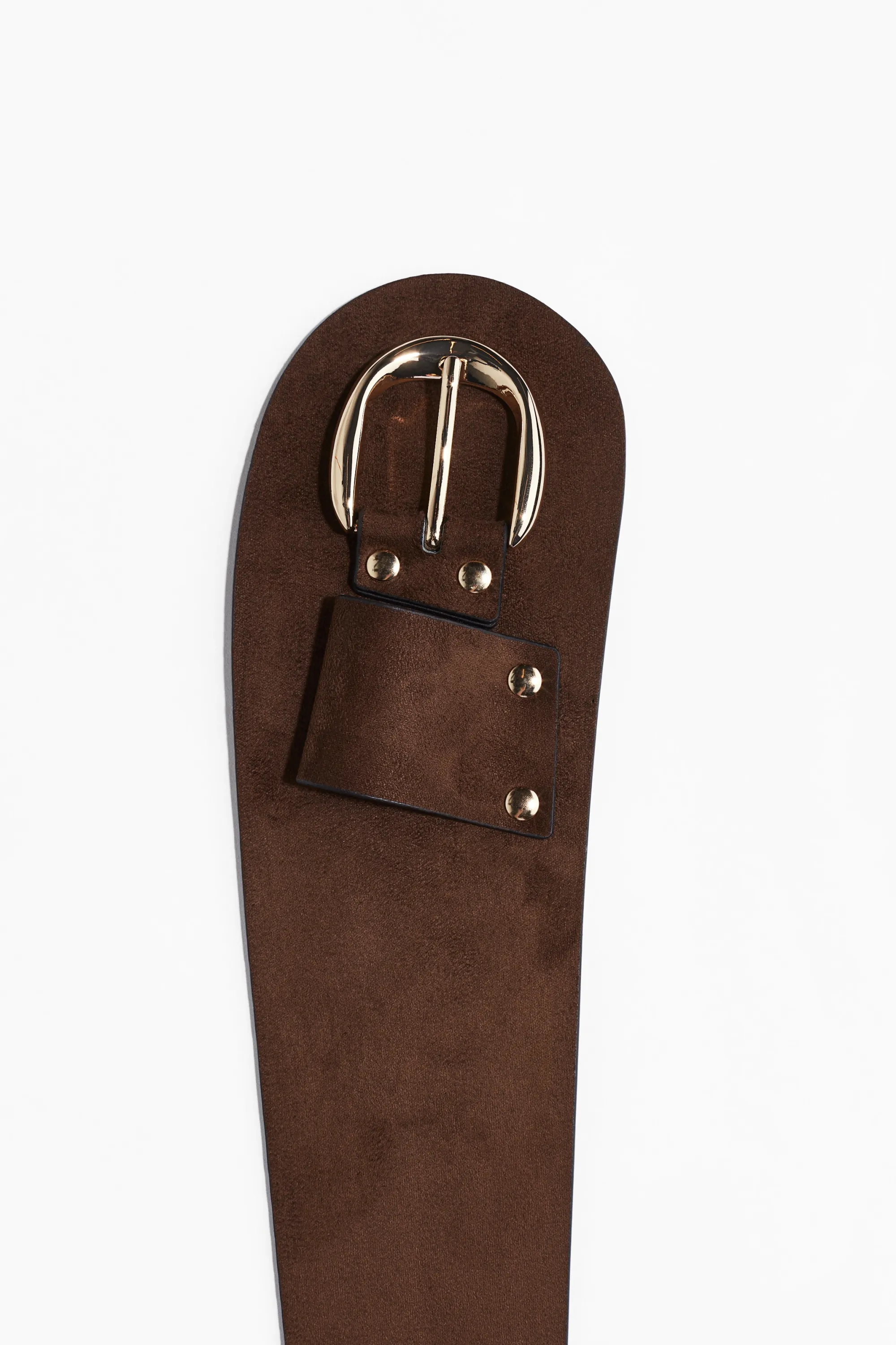 Ceinture large - Marron