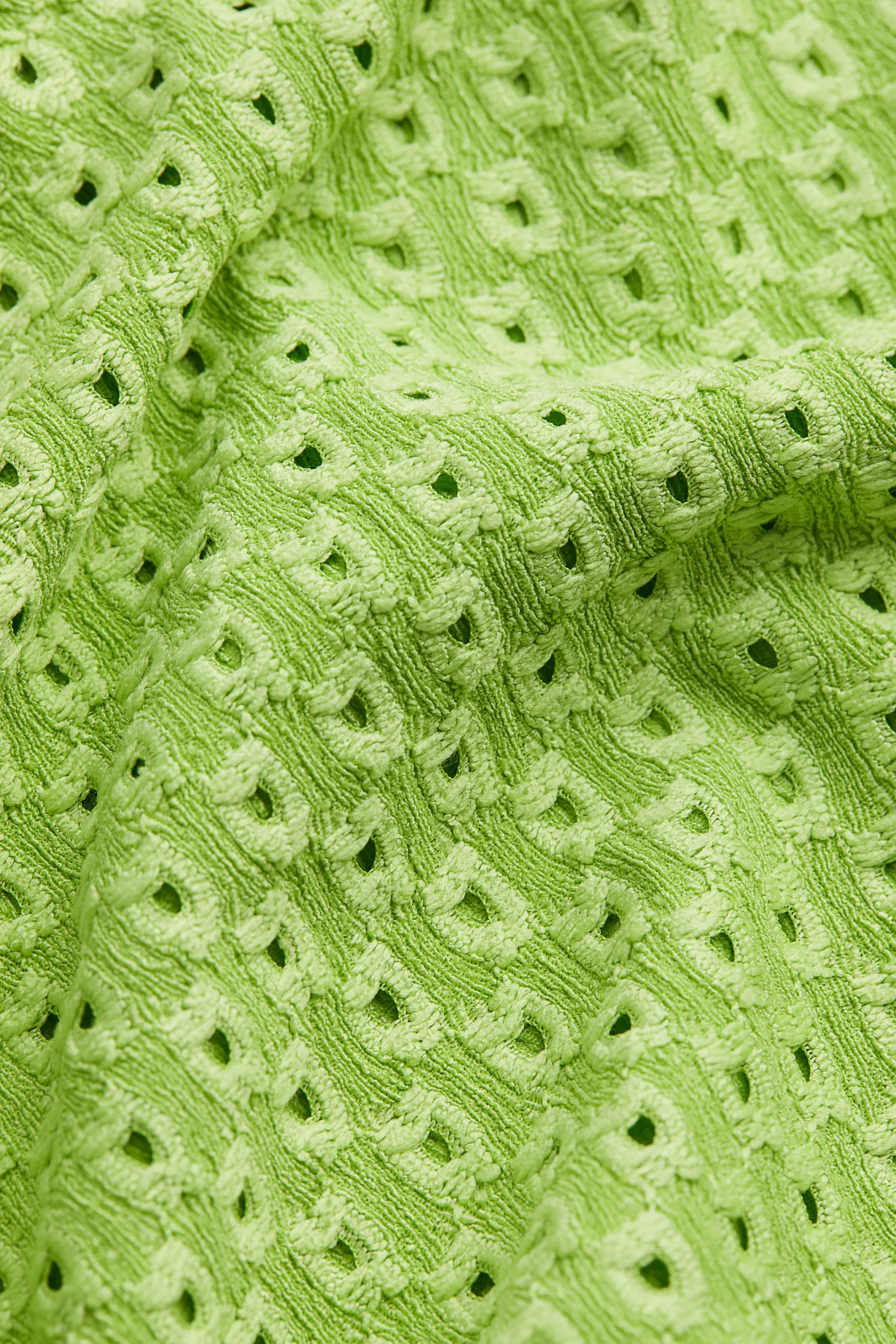 Top avec col - Vert lime