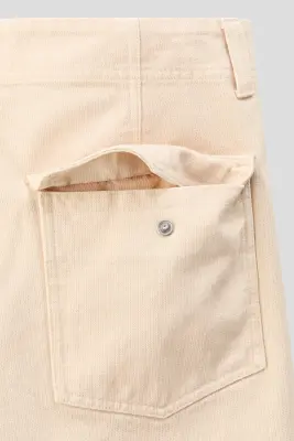 Short Carpenter Loose Fit - Beige clair — photo 5